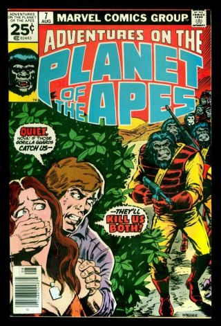 Marvel Comics Adventures On The Planet Of The Apes 7 Vfn 8.  0