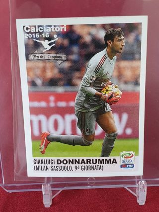 Gianluigi Donnarumma Ac Milan Calciatori 2015/16 Panini Rookie Sticker