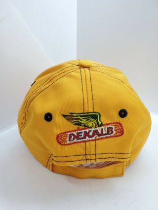 Iowa Hawkeyes /Dekalb Seed K - Products Yellow Strapback Hat Cap USA Made 3