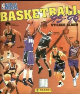 Rare Panini NBA Basketball 1995/96 Loose Sticker Set For Album Book 99 Complete 2
