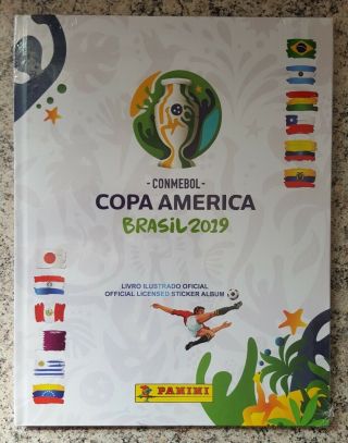Panini Copa America 2019 Brazil Hardcover Empty Album