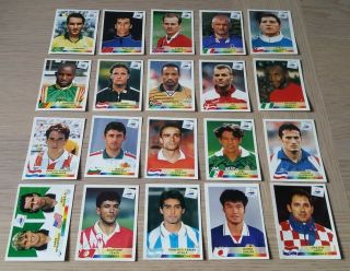 Panini World Cup France 98 Football Soccer Stickers Joblot Bundle X20 3