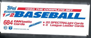 1995 Topps Baseball Complete Set - Factory