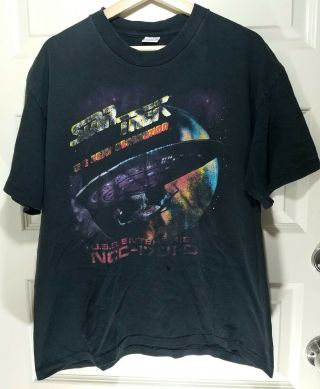Vintage 90s Star Trek The Next Generation Uss Enterprise 1993 T - Shirt Xl