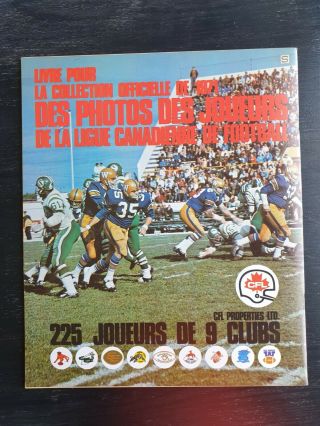 1971 Eddie Sargent CFL Canadian Football Sticker Album NM Theismann 2