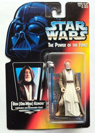 Star Wars Power Of The Force (potf) Ben Obi Kenobi Japan Thx Leaflet Insert Afa