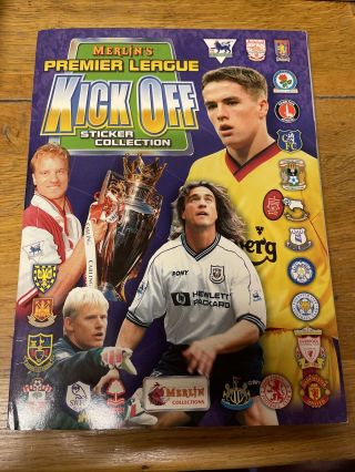 Merlin Topps Premier League Kick Off 1998/1999 100 Complete Sticker Album