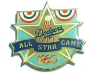 Dodgers All Star Game Pin Vintage Los Angeles Dodgers 1980 Lapel Pin