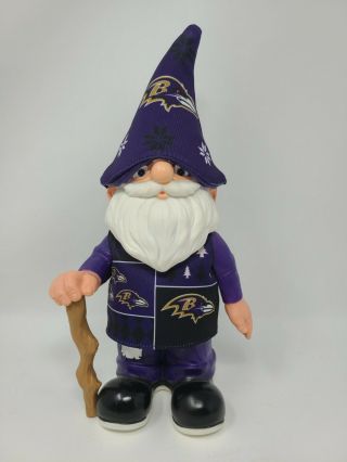 Forever Collectibles Baltimore Ravens Gnome Heh0415 - 10004