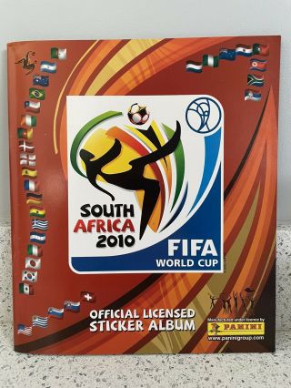 2010 Panini World Cup Soccer Sticker Album Complete 640 Stickers
