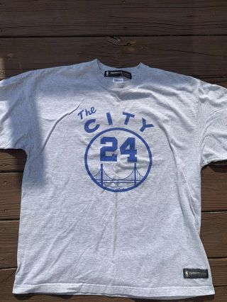 Golden State Warriors Reebok Vtg Nba Rick Barry The City T - Shirt
