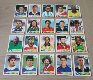 Panini World Cup France 98 Football Soccer Stickers Joblot Bundle X20 5