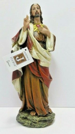 Sacred Heart Of Jesus 10 " Statue Figure Joseph 