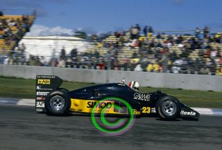 Racing 35mm Slide,  Andrea De Cesaris - Minardi 1986 Australia Formula 1