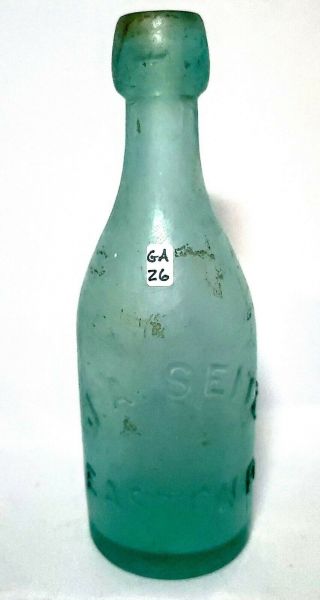 J.  A.  Seitz - Circa 1875 Blob Soda - Easton,  Pa
