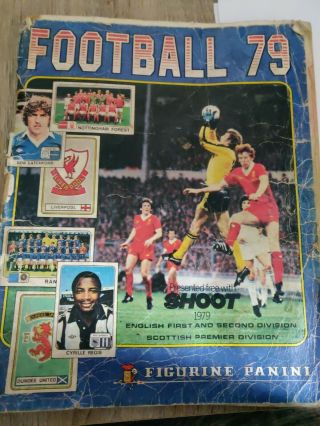 Panini Football 79 Complete Full Collectors Sticker Album.