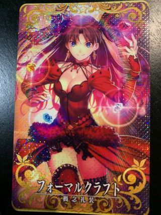 Fate Grand Order Fgo Arcade Formal Craft 5☆ Craft Essence Ce Card Rin Fatal Holo