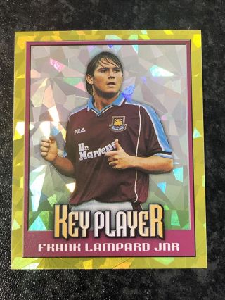 Merlin Premier League 2000 Frank Lampard Key Player Gold Foil Football Sticker