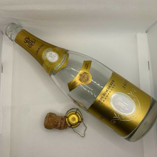 Vintage 2013 Louis Roederer Cristal Champagne Empty Bottle With Cork & Cage