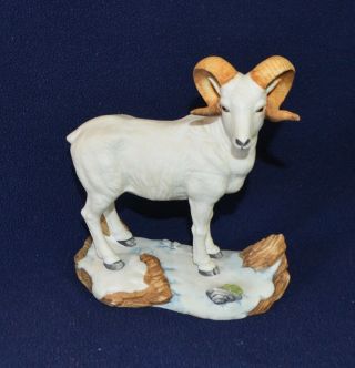 Andrea By Sadek Dall Ram Sheep 6 " Ceramic Figure Figurine Japan 5805