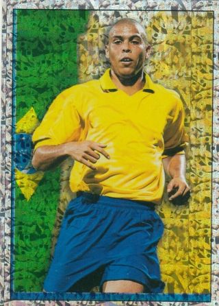 Merlin England 1998 World Cup Football Sticker - Ronaldo (brazil Foil) No.  173