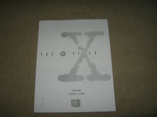 The X Files: The Host Script