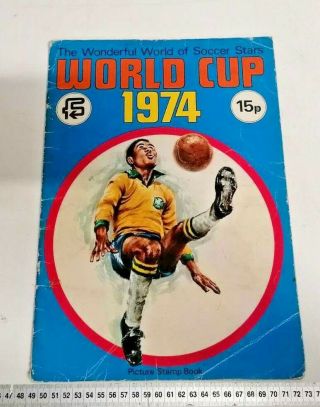Fks World Cup 1974 Soccer Stars Football Sticker Album Not Complete