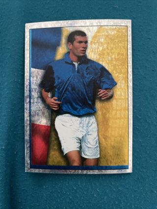 Merlins Official England World Cup 98 1998 Zinedine Zidane France Sticker 207