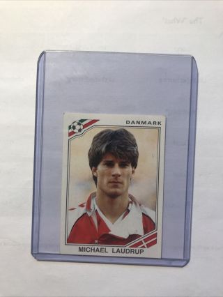 Michael Laudrup Rookie Panini World Cup Mexico 86 Album Sticker 361