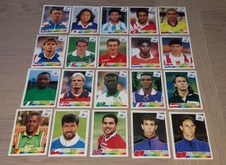 Panini World Cup France 98 Football Soccer Stickers Joblot Bundle X20 7