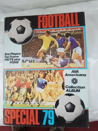 Vintage Football Special 79 Sticker Book Complete