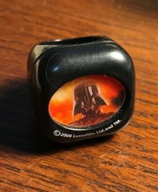 2006 Star Wars Lucasfilm Ltd & Tm Darth Vader Hologram Ring