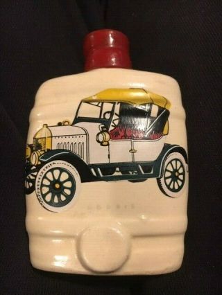Real West Country Cream Mcclech Sherry Miniature Ceramic Bottle Vintage Car