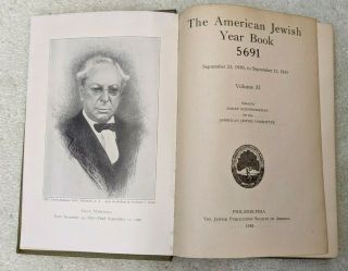 American Jewish Year Book Vol 32 5691 1930 - 1931