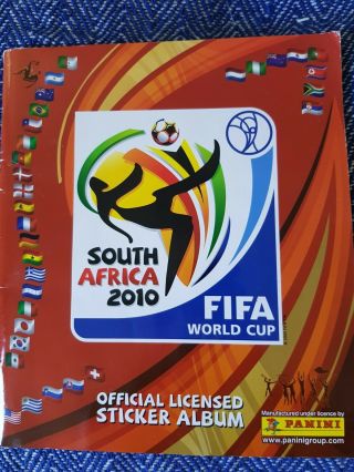 Panini World Cup Football South Africa 2010 Sticker Album 75 Complete