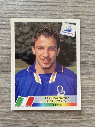 Panini France 98 World Cup Sticker Alessandro Del Piero Italia No.  97