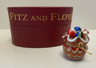 Fitz And Floyd Glass Menagerie Toybag 2005 With Box