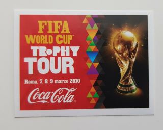 Panini Wm World Cup 2010 South Africa Coca Cola Trophy Tour Extra Sticker