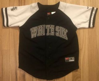Chicago White Sox Baseball Jersey Nike Youth Small 8/10 Embroidered Button Up