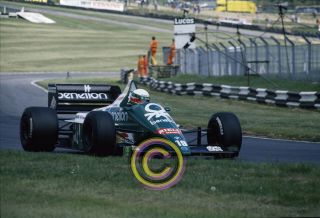 Racing 35mm Slide F1 Teo Fabi - Benetton - Bmw 1986 Britain Formula 1