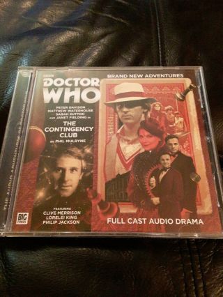 Doctor Who The Contingency Club Mr 222 Big Finish Full Cast Audio Drama