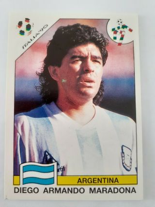Maradona ⚽️ 1994 Panini World Cup Story 1990 Italia 224 Argentina