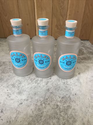 Empty Gin Bottles Bundle Lid Malfy Grapefruit 70cl Gin Italy Wedding Upcycling