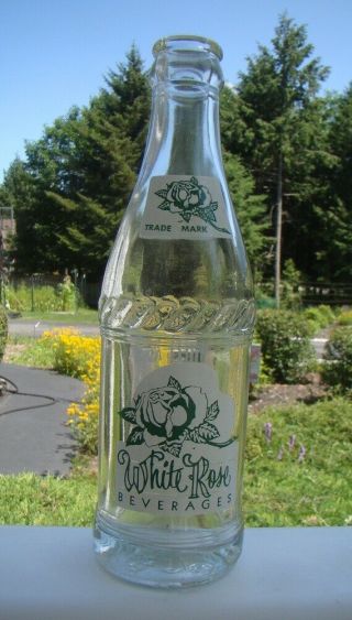 White Rose Beverages - Coca - Cola Bottling Co.  - Somersworth,  N.  H.  Soda Bottle