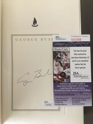 President George HW Bush Signed Book 