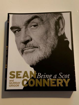 Signed/autographed Sean Connery - Being A Scot Paperback Book James Bond 007