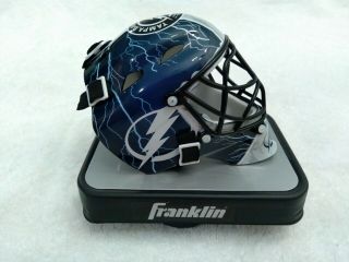 Tampa Bay Lightning Franklin Official Nhl Hockey Mini Goalie Mask Helmet