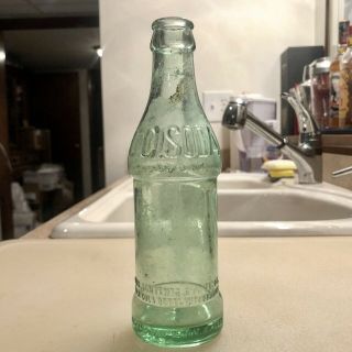 Early Crown Top Soda Bottle C C Soda Coca Cola Bottling Co Baltimore Md Aqua