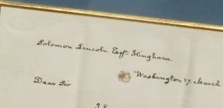 John Quincy Adams 1841 letter to Solomon Lincoln Esq.  Schooner Amistad 3