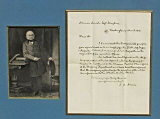 John Quincy Adams 1841 letter to Solomon Lincoln Esq.  Schooner Amistad 4